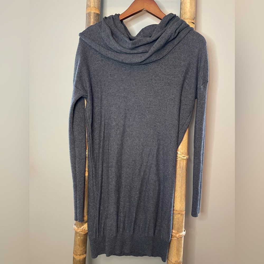 Kaisely Charcoal Cowl Neck Sweater